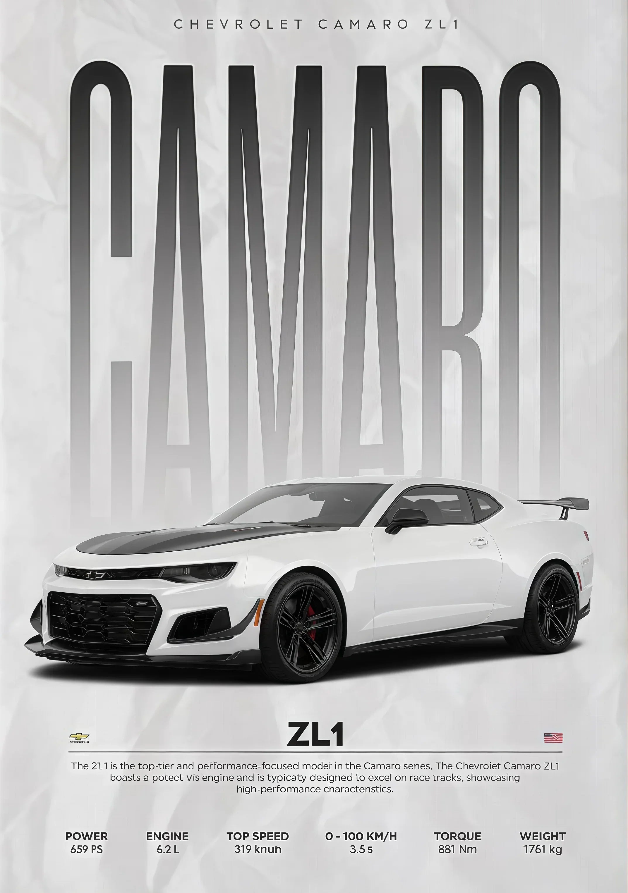 W16 750S Canvas Painting Sports Car Wall Art