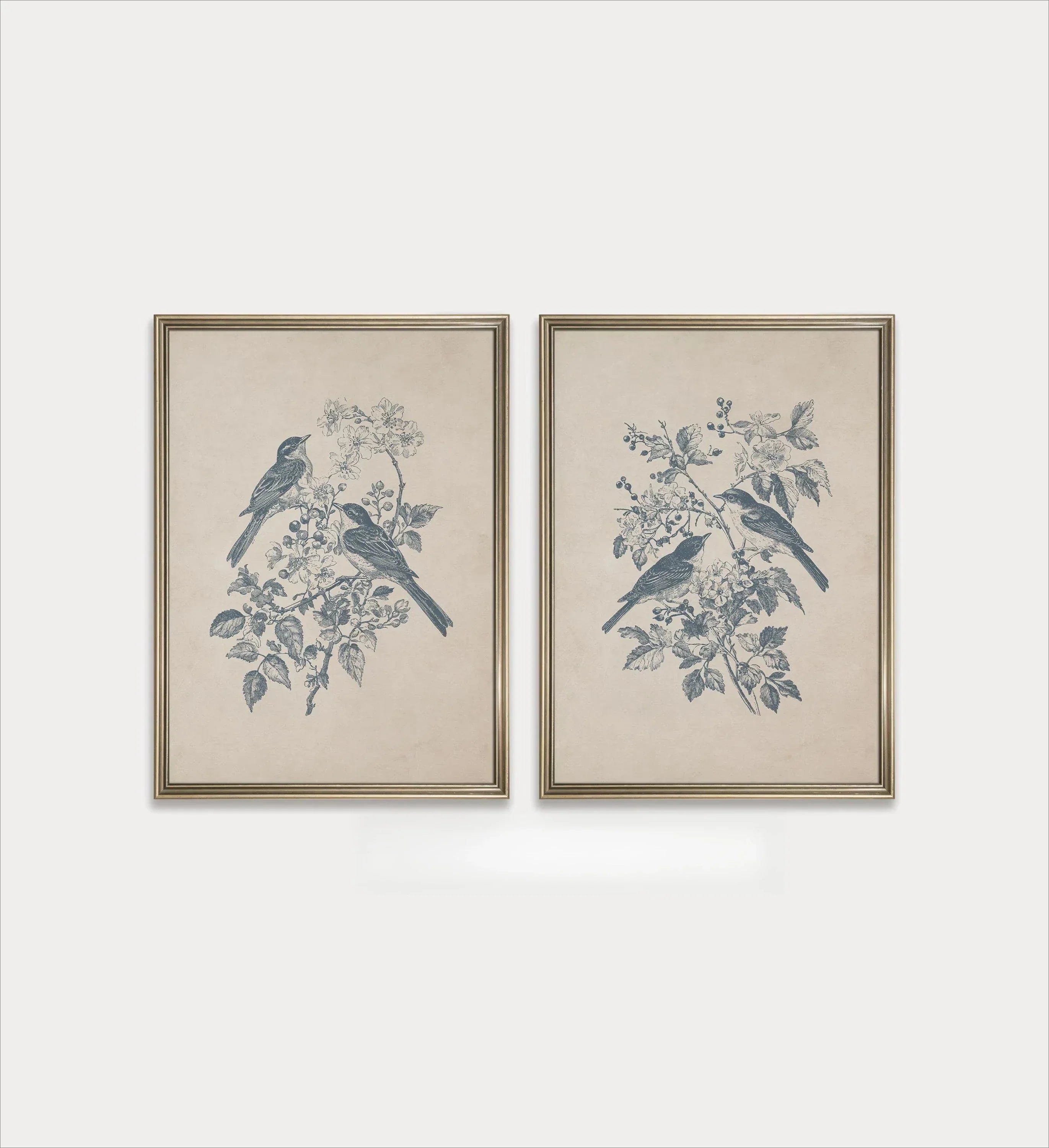 Retro Hummingbird Canvas Prints for Home Decor