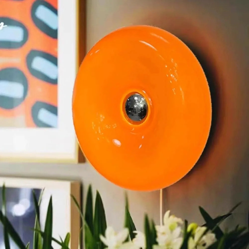 Doughnut LED Night Lamp with Touch Control and Warm Light