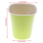 Self Watering Plastic Flower Pot in White