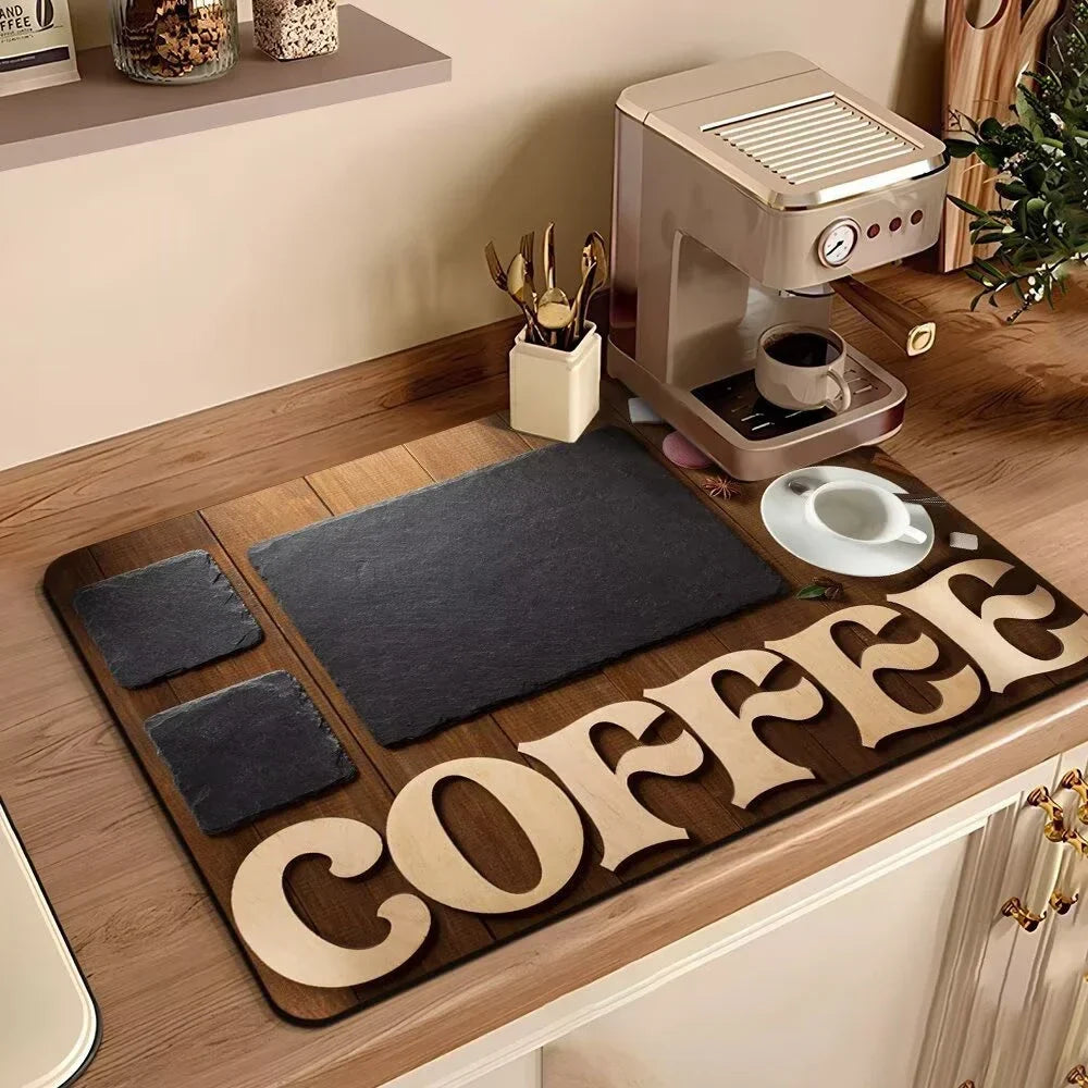 Waterproof Non-slip Coffee Machine Drain Pad Mat